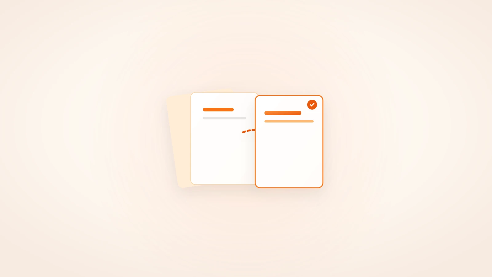 Graphic illustrating the process of combining separate PDF files into one document - Pdf Wale